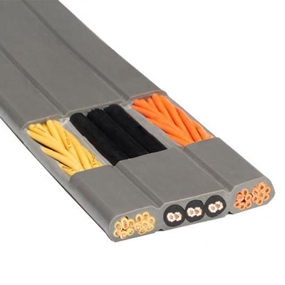 TVVBPGS带屏蔽钢丝视频线扁形电梯电缆价格